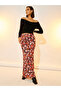 All-Over Floral Print Maxi Skirt