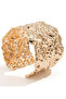 Textured Wide Cuff Bangle - 5