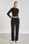Women's Long Sleeve Modal Two-Piece Set - Black - 5