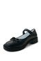 469-3 Orthopedic Girl's Black School Shoes - 3