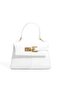 Women's Elegant White Hand and Shoulder Bag - 3