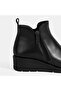 Women's Black Desacomfort Double Zipper Leather Boots - 4