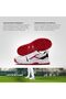 HyperTurf Cricket Shoes White/Black/Red 6 UK | TerraSpike Rubber Studs Unisex - 5