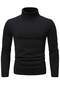 Men's High Neck Long Sleeve Fisherman's Knitwear - 3