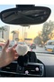 Black and White Hearts Rearview Mirror Ornament Plush Rearview Mirror Ornament Plush Hearts Rearview Mirror Ornament - 4
