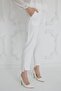 Crepe Pants with Cuts - 3