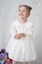 Girls' Dress Long Sleeve Ruffled V-Neck Special Occasion Birthday Wedding Party Daily Baby Girl Dress