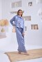 Silk Satin Suit with Baggy Pants