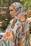 Inspired Muse Pattern Shawl - Orange - 3