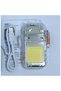 Keychain Flashlight With Lighter, USB C, Silver - 3