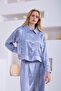 Silk Satin Suit with Baggy Pants - 7