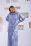 Silk Satin Suit with Baggy Pants - 3