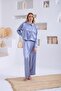 Silk Satin Suit with Baggy Pants - 2