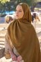 Welness Monogram Pattern Shawl - Mustard - 3