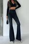High Waist Spanish Leggings for Women - Anthracite - 3