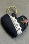 - Ege 7366 5779 Handmade Heart Model Rose Motif Keychain - 2