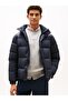 MIX DOWN HOODED PUFFER