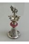Silver-Plated Peacock Oil Lamp – Handcrafted Pooja Diya for Home & Festivals - 4
