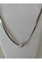 Italian Chain Double Model Pearl Ball Silver Steel Necklace 316L - 5