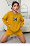 Unisex Sweatshirt with Butterfly Print