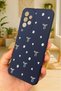 Samsung Galaxy A52 Compatible Mini Bow Patterned Silicone Shock Absorbing Classic Protected Rubber Case - 4