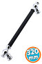 Furniture Kitchen Drawer Door Handle Cupboard Cabinet Handles Handle 32 cm 320 mm Chrome Black Metal