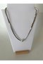 Italian Chain Double Model Pearl Ball Silver Steel Necklace 316L - 4