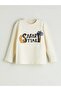 Lcw Baby Beige Crew Neck Printed Boys' T-Shirt 2-Pack - 3