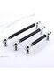 Furniture Kitchen Drawer Door Handle Cupboard Cabinet Handles Handle 32 cm 320 mm Chrome Black Metal - 4