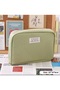1Pc Multi-Purpose Organizer Large Size Canvas Wallet Pen Holder Bag Multi-Functional Color Optional - 7