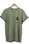 Hunting Avcılık Minimal Hunting Dog and Hunter Printed 100% Cotton Regular Fit Unisex T-Shirt