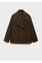 Oversize Maxi Collar Wool Coat - 3