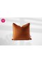 Luxury Horse Design Pillow - Velvet with Metallic Leather Trim - 7