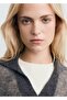 Translucent Shirt Collar Sweater - 6