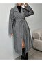 Cashmere Herringbone Pattern Coat - 2