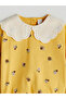 Baby Collar Floral Printed Girl's Sweatshirt - 4