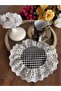 Fisto Ruffled Duck Linen Cocktail Napkin (2 Pieces) - 2