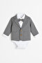 Baby Boy & Kids Cotton Bodysuit Shirt Classic Jacket Suit Religious Ceremony Wedding Party - 3