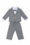 Baby Boy & Kids Cotton Bodysuit Shirt Classic Jacket Suit Religious Ceremony Wedding Party - 2