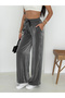 Women's Shiny Satin Wide-Leg Pants – Relaxed Fit & Urban Style - 5