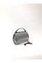 Platinum Color Laser Fabric Stylish Evening Dress Clutch Portfolio Chain Strap Handheld Wedding Engagement Evening Shoulder Bag