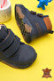 Genuine Leather Orthopedic Non-Slip Sole Waterproof Velcro Baby Boy Boots - 3