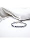 Silver and Blue Color Hematite Adjustable Steel Chain Bracelet 31832B10D8 - 2