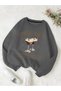 Unisex Women/Men Expresso Custom Printed Colorful Oversize Crew Neck Cotton Sweatshirt