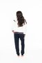 Women's Look Stylish 100% Cotton Stripe Detailed Ecru Pajama Set - Ecru - Ilc2.20S11O8-Kekru - 3