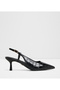 Adan Textured Slingback Pumps