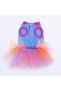 Light Blue Ice Cream Embroidered Ice Cream Cat Dog Dress - Cat Dog Outfit - 6