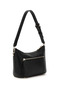 Women's Metal Buckle Baguette Shoulder Bag - Black - 2