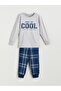Lcw Dream Crew Neck Printed Boys' Pajama Set - 3