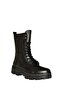 V999049103 Black Genuine Leather Women's Boots - 6